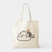 Poop in Love - Brootsch the PooPoo Tote Bag (Achterkant)