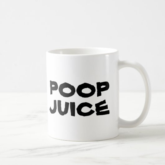 POOP JUICE COFFEE MUGS KOFFIEMOK (Rechts)