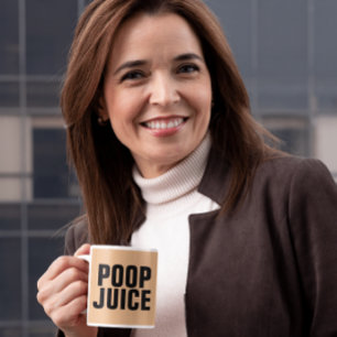 POOP JUICE FUNNY COFFEE MUGS KOFFIEMOK