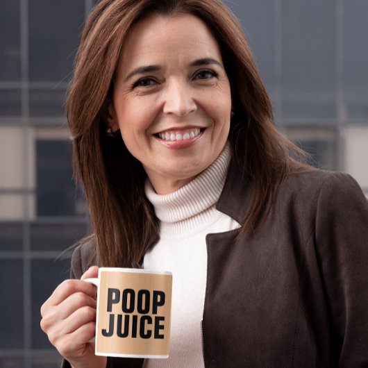 POOP JUICE FUNNY COFFEE MUGS KOFFIEMOK