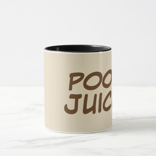 POOP JUICE Funny Coffee Mugs Mok (Midden)