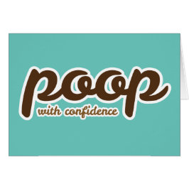 Poop met vertrouwenskaart