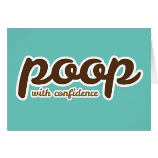 Poop met vertrouwenskaart