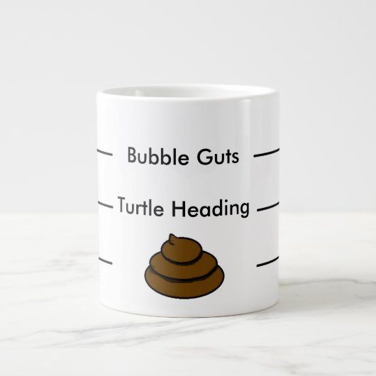Poop-Mok Grote Koffiekop (Voorkant)