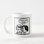 Poop niet vandaag koffiemok (Links)