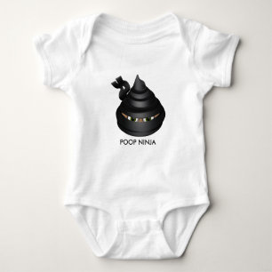 Poop Ninja Baby Bodysuit