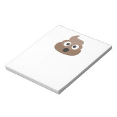 Poop Oh Emoji Notitieblok (Linkerzijde)