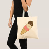 Poop on Ice Cream Tote Bag (Voorkant (product))