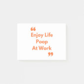 Poop op het werk post-it® notes (Voorkant)