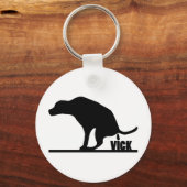 Poop op VIck Sleutelhanger (Voorkant)