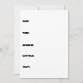 POOP party grappig schattig meisjes jongens verjaa Kaart (Achterkant)