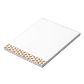 Poop Pattern Notepad Notitieblok (Linkerzijde)