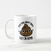 Poop Puns Ze Da Bomb Funny Poo Pun Koffiemok (Links)