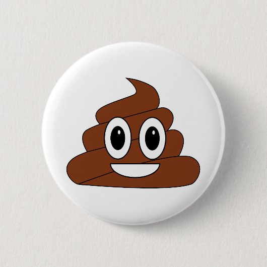 Poop Ronde Button 5,7 Cm (Voorkant)