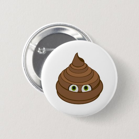 Poop Ronde Button 5,7 Cm (Voorkant /achterkant)