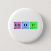 Poop Ronde Button 5,7 Cm (Voorkant)