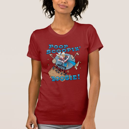 Poop Scoopin' Boogie. Dames petite T-shirt (Voorkant)