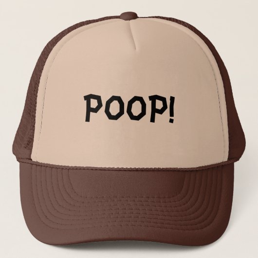 POOP! TRUCKER PET (Voorkant)