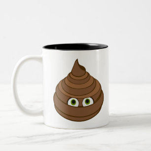 Poop Tweekleurige Koffiemok