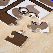 Poop Veel gezichten Brown Legpuzzel (Zijkant)