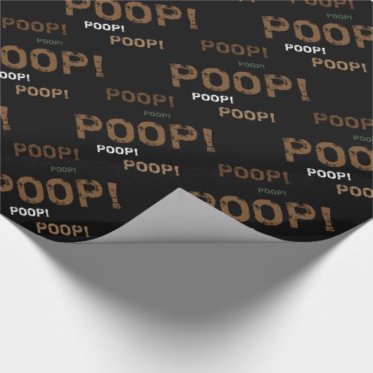 POOP! Verpakkingspapier Cadeaupapier (Hoek)