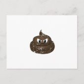 Poop voor de Cartoon van de benedenverdieping Briefkaart (Voorkant)