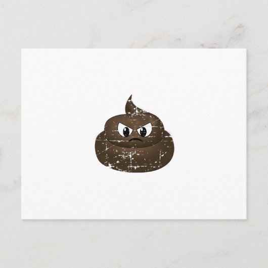 Poop voor de Cartoon van de benedenverdieping Briefkaart (Voorkant)
