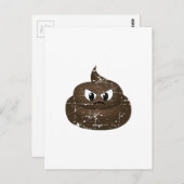 Poop voor de Cartoon van de benedenverdieping Briefkaart (Voorkant / Achterkant)