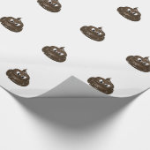 Poop voor de Cartoon van de benedenverdieping Cadeaupapier (Hoek)