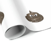 Poop voor de Cartoon van de benedenverdieping Cadeaupapier (Rol Hoek)