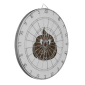 Poop voor de Cartoon van de benedenverdieping Dartbord (Voorkant Links)