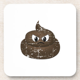 Poop voor de Cartoon van de benedenverdieping Drankjes Onderzetter