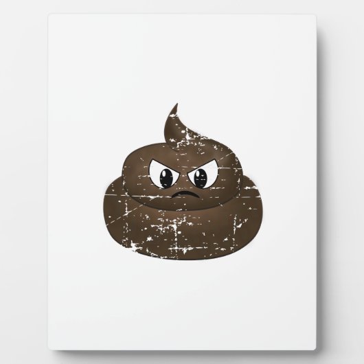 Poop voor de Cartoon van de benedenverdieping Fotoplaat (Voorkant)