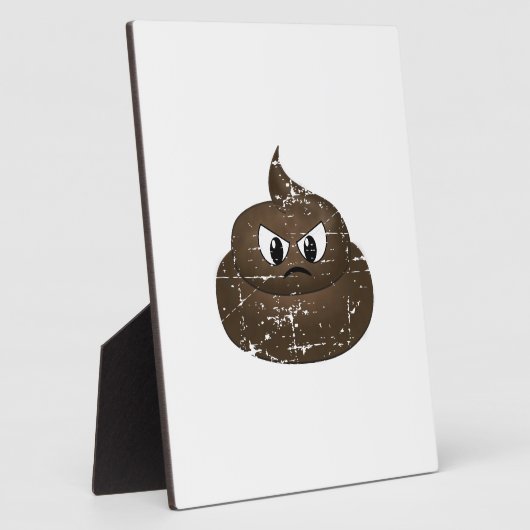 Poop voor de Cartoon van de benedenverdieping Fotoplaat (Zijkant)