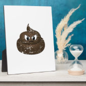 Poop voor de Cartoon van de benedenverdieping Fotoplaat (Zijkant)