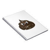 Poop voor de Cartoon van de benedenverdieping Notitieboek (Rechterzijde)