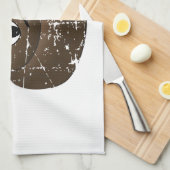 Poop voor de Cartoon van de benedenverdieping Theedoek (Quarter Fold)