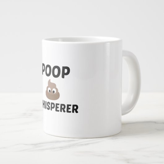 POOP WHISPERER GROTE KOFFIEKOP (Voorkant rechts)