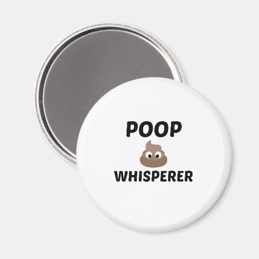 POOP WHISPERER MAGNEET (Voorkant / Achterkant)