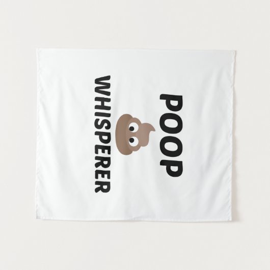 POOP WHISPERER WANDKLEED (Voorkant (horizontaal))