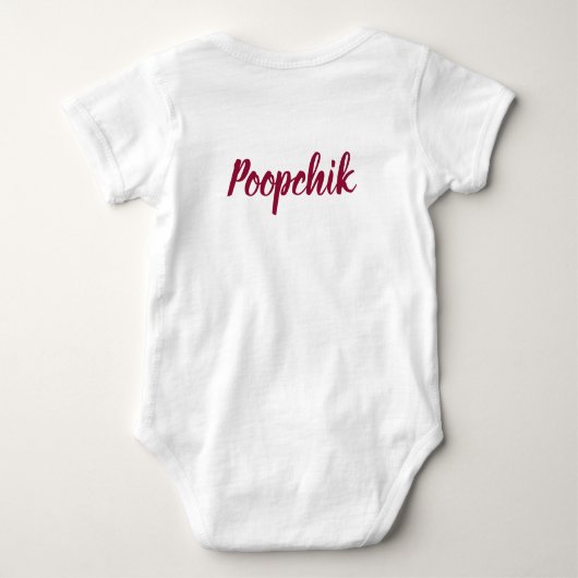 Poopchik Oekraïense Baby Romper uit Baba (Achterkant)