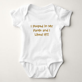Pooped in Pants Romper