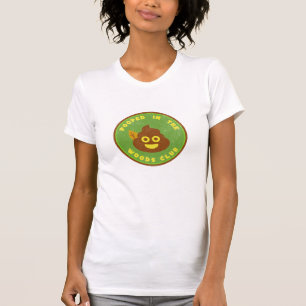 Pooped in the Bossen Club - noodlijdende vintage T-shirt