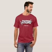 Pooper Scooper business promotionele t shirt (Voorkant volledig)