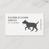 Pooper Scooper Visitekaartje (Voorkant)