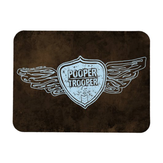 Pooper Trooper Magnet Magneet (Horizontaal)