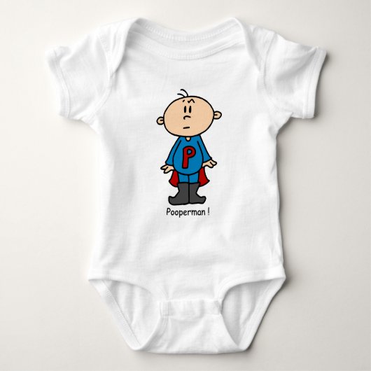 Pooperman Baby Romper (Voorkant)