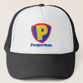 Pooperman Trucker Pet (Voorkant)