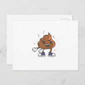 Poopflakkering Briefkaart (Voorkant / Achterkant)