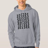 Pooping Dog Pattern Hoodie (Voorkant)